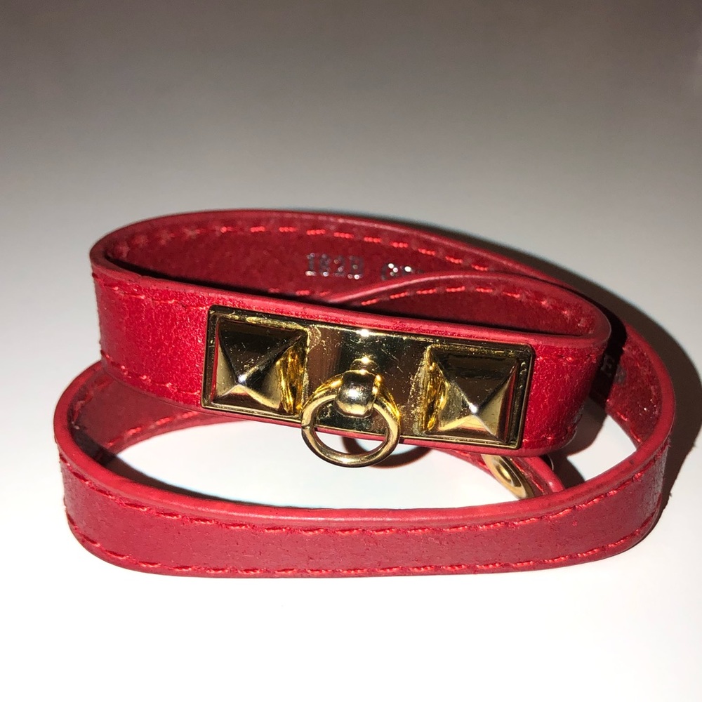 Leather wrap bracelet